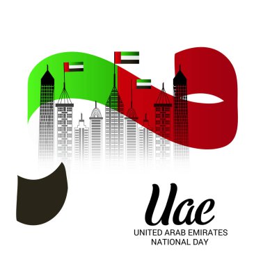 Vektör çizim bir arka plan için BAE bağımsızlık günü. Suudi Arabistan Milli günü.