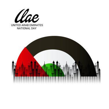 Vektör çizim bir arka plan için BAE bağımsızlık günü. Suudi Arabistan Milli günü.