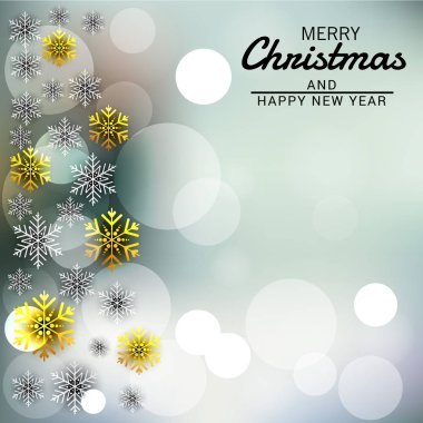 Neşeli Noel için bir arka plan vektör çizim.