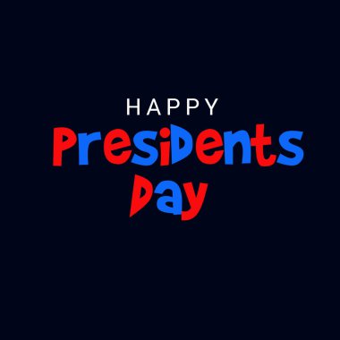Mutlu Başkanlar Günü için bir arkaplan illüstrasyonuName.