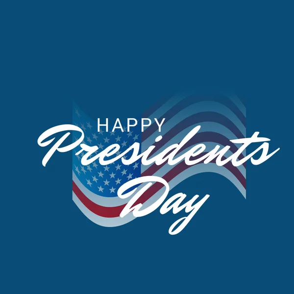 Vektor Illustration Eines Hintergrunds Für Happy Presidents Day — Stockvektor