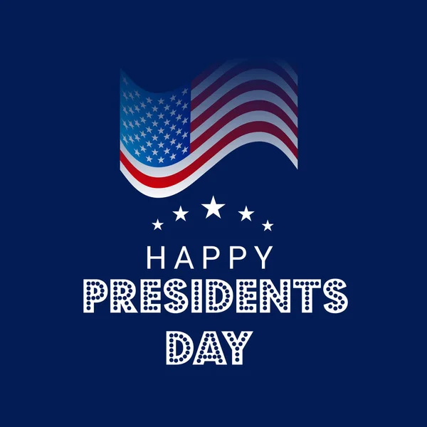 Vektor Illustration Eines Hintergrunds Für Happy Presidents Day — Stockvektor