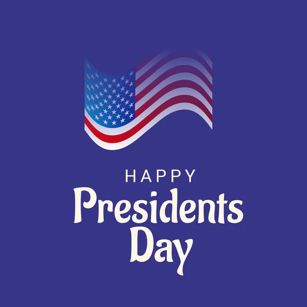 Vektor Illustration Baggrund Happy Presidents Day – Stock-vektor