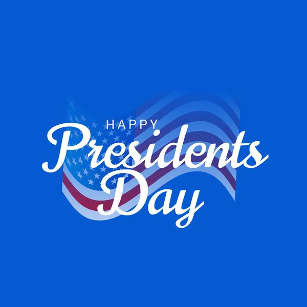 Vektor Illustration Eines Hintergrunds Für Happy Presidents Day — Stockvektor