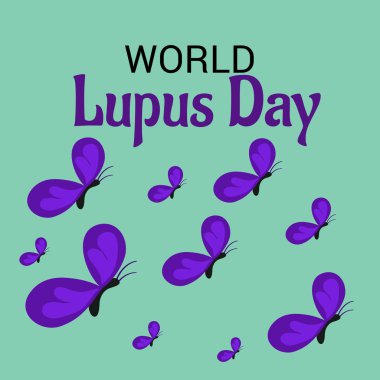 Dünya Lupus Günü için bir Arkaplan Tanımlaması.