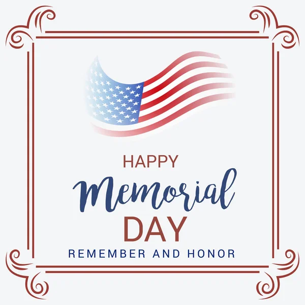 Anma Günü için bir Arka Plan Vektör illüstrasyon (Hatırla ve Onur ).