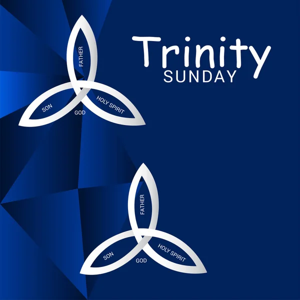 Ілюстрація Тла Троїцької Неділі — стоковий вектор