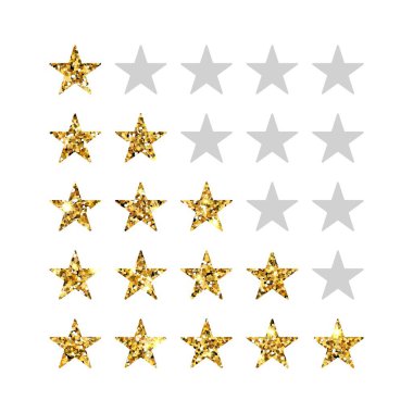 5 yıldızlı reyting izole bage. Arka arkaya beş yıldız