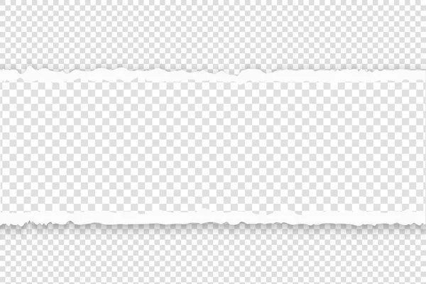 Порванная бумага с разорванными краями. Квадратная порванная бумага — стоковый вектор