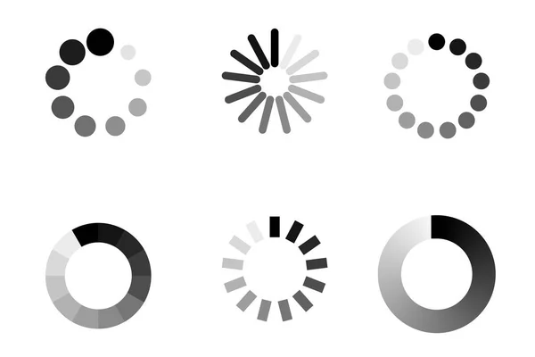 Fortschrittsbalken-Ladesymbol. Download-Prozess laden — Stockvektor