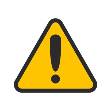 Alarm ayarlandı. Tehlike işareti koleksiyonu. Dikkat vektör simgesi.