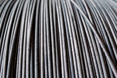 Endüstriyel kullanım için kablo veya bobin yığını