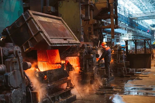 Lavoratori Dell Acciaieria — Foto Stock