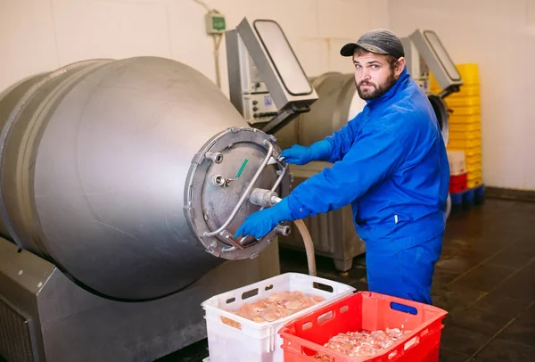 Carne Grinder Industria Cárnica — Foto de Stock