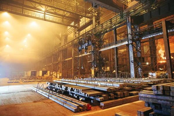 Metalowy Magazyn Pusty Elektrownia Galwaniczna Metalu — Zdjęcie stockowe