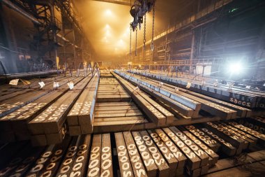 Depo metali boş. Metal için elektrik kaplama tesisi