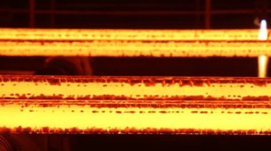 Torch kesme çelik billet. Büyük demirişleri.