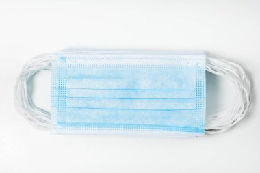 Doktor koruyucu maske ve korona virüsü koruması.