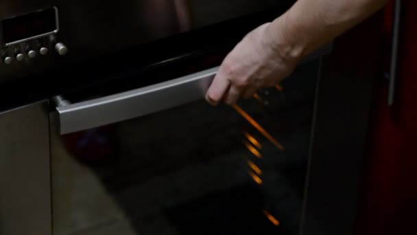 Zet in de oven rijst ballen arancini. Italiaans eten — Stockvideo