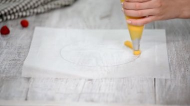 Pasta pişirme işlemi halkalar. Paris Brest yapma