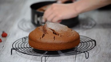 Kız kaldırmak çikolatalı kek kalıp.