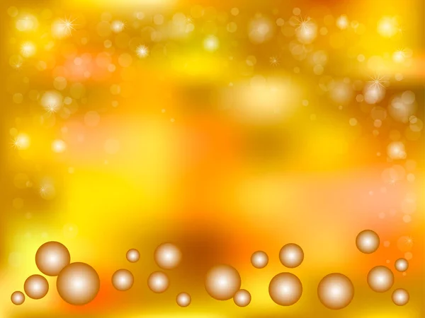 Brillante Brillante Fondo Navidad Estrellas Fondo Vector Dorado Con Lugar — Vector de stock