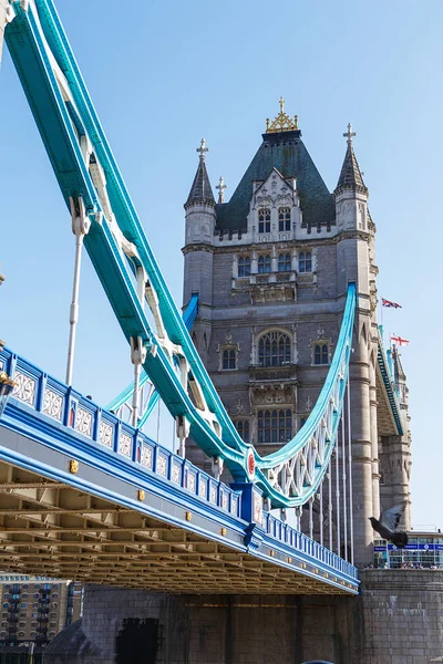 Tower Bridge à Londres, au Royaume-Uni. Tower Bridge à Londres s'est tenu — Photo