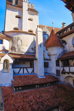 Brasov, Transilvanya. Romanya. Ortaçağ Bran Kalesi
