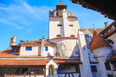 Brasov, Transilvanya. Romanya. Ortaçağ Bran Kalesi