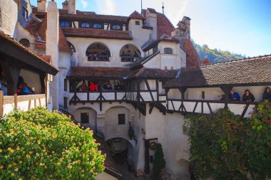 Brasov, Transilvanya. Romanya. Ortaçağ Bran Kalesi