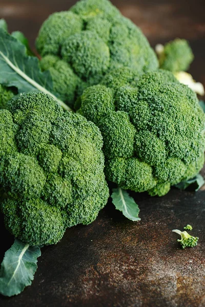 Fresh green broccoli. Organic food. green vegetables