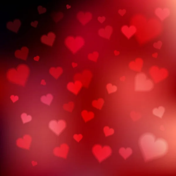 Sevgililer Günü kartı arkaplanının vektör illüstrasyonu — Stok Vektör