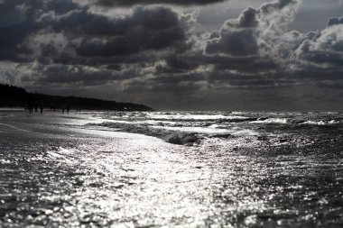 12 Temmuz 2018 - Ostrow, Polonya: Polonya Baltık Denizi yaz aylarında