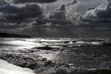 12 Temmuz 2018 - Ostrow, Polonya: Polonya Baltık Denizi yaz aylarında