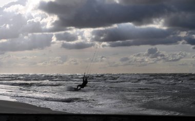12 Temmuz 2018 - Ostrow, Polonya: Polonya Baltık Denizi yaz aylarında