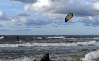 12 Temmuz 2018 - Ostrow, Polonya: Polonya Baltık Denizi yaz aylarında