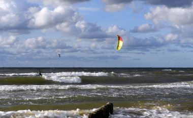 12 Temmuz 2018 - Ostrow, Polonya: Polonya Baltık Denizi yaz aylarında