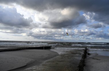 12 Temmuz 2018 - Ostrow, Polonya: Polonya Baltık Denizi yaz aylarında