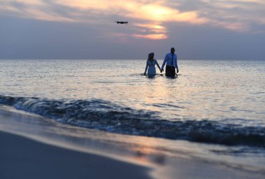 12 Temmuz 2018 - Ostrow, Polonya: Polonya Baltık Denizi yaz aylarında