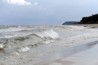 12 Temmuz 2018 - Ostrow, Polonya: Polonya Baltık Denizi yaz aylarında