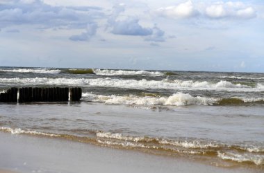 12 Temmuz 2018 - Ostrow, Polonya: Polonya Baltık Denizi yaz aylarında