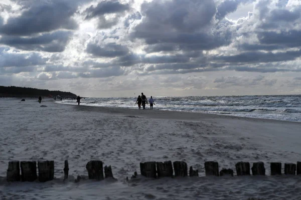 July 2018 Ostrow Poland Polish Baltic Sea Summer — Stock Photo, Image