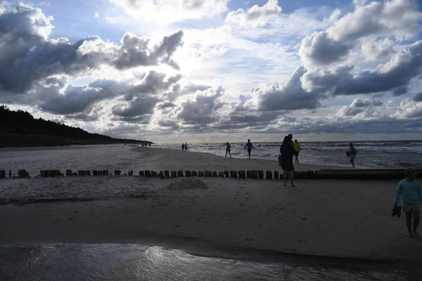 12 Temmuz 2018 - Ostrow, Polonya: Polonya Baltık Denizi yaz aylarında