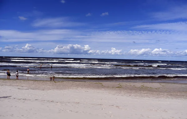 Juli 2018 Ostrow Polen Poolse Baltische Zee Tijdens Zomer — Stockfoto