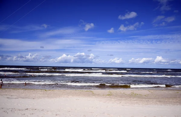 Июля 2018 Остроу Польша Польское Балтийское Море Летом — стоковое фото