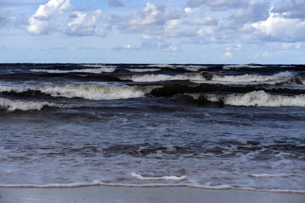 Julio 2018 Ostrow Polonia Mar Báltico Polaco Durante Verano — Foto de Stock