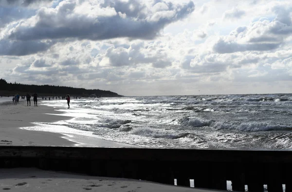 July 2018 Ostrow Poland Polish Baltic Sea Summer — Stock Photo, Image