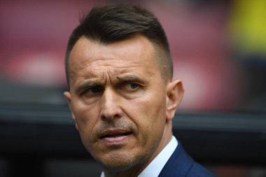 Varşova, Polonya - 02 Mayıs 2018: Polonya Ligi Kupası Finali Arka Gdynia vs Legia Warszaw