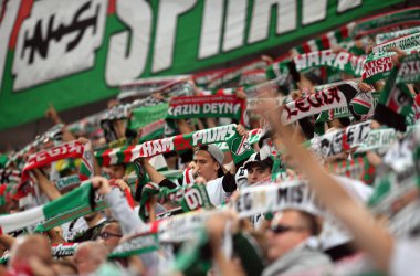 16 OCTOBER 2018 - WARSAW, POLAND: Polish Extra League LOTTO Ekstraklasa football match Legia Warszawa - Lech Pozna