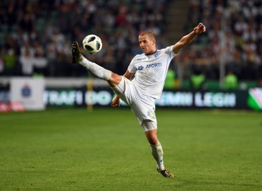16 OCTOBER 2018 - WARSAW, POLAND: Polish Extra League LOTTO Ekstraklasa football match Legia Warszawa - Lech Pozna